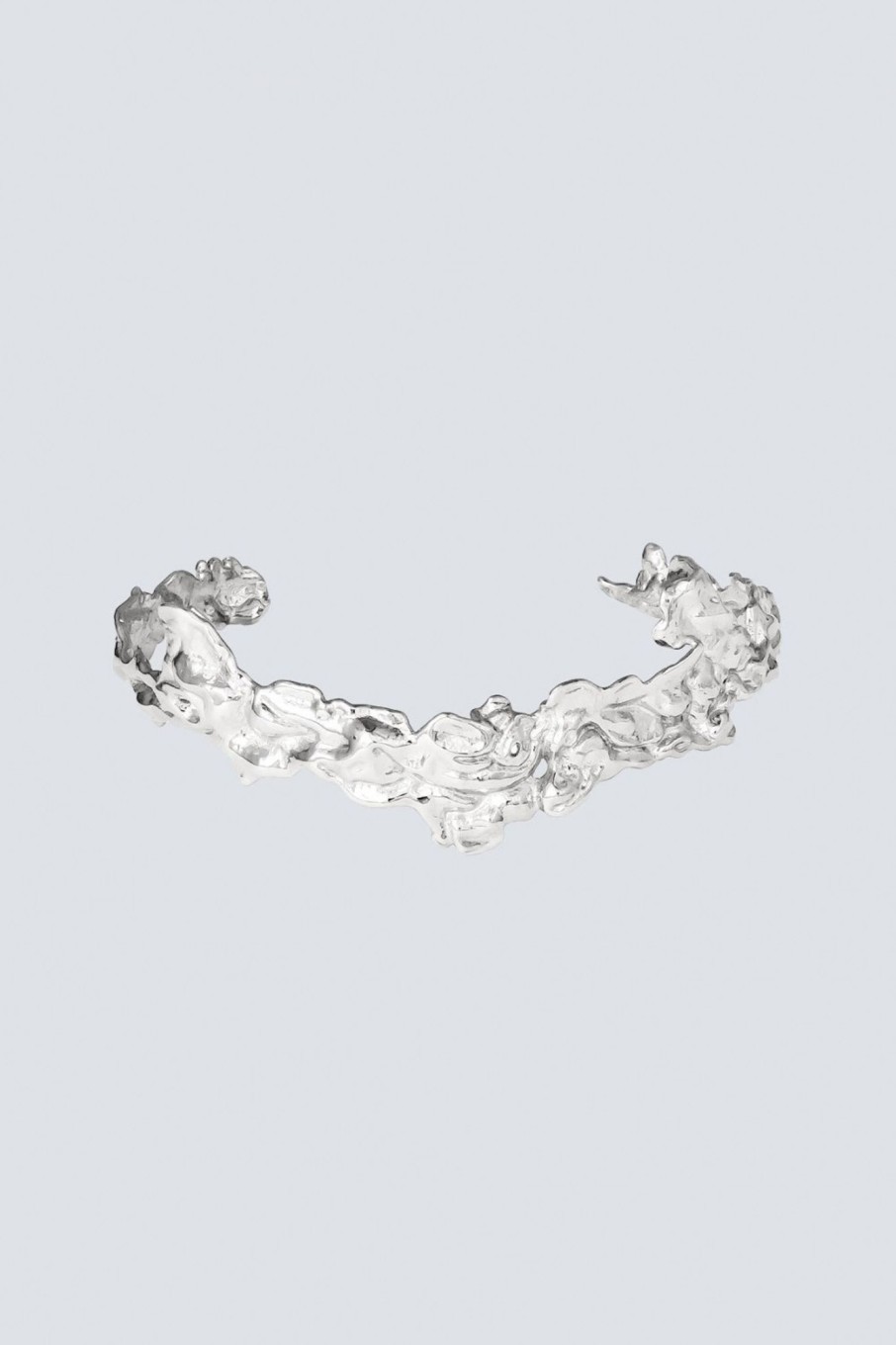 Accessori Noshi | Bracciale Argento Effetto Lava