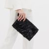 Accessori Chiara Boni | Clutch Nera Con Volant