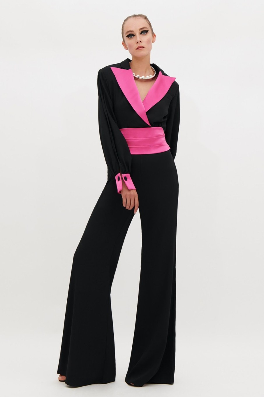 Abbigliamento Redemption | Jumpsuit Con Dettagli Fucsia