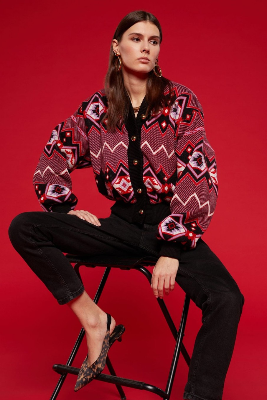 Abbigliamento Hayley Menzies | Bomber Geometrie