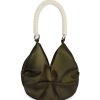 Accessori 0711 Tbilisi | Borsa Khaki Con Perle