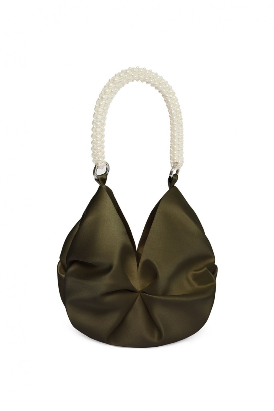 Accessori 0711 Tbilisi | Borsa Khaki Con Perle