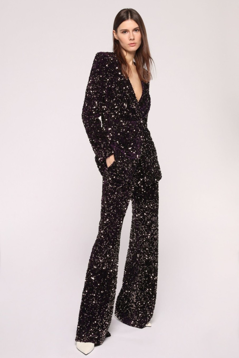 Abbigliamento Badgley Mischka | Completo In Velluto E Glitter