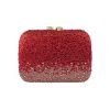 Accessori Anna Cecere | Clutch Degrade Rossa