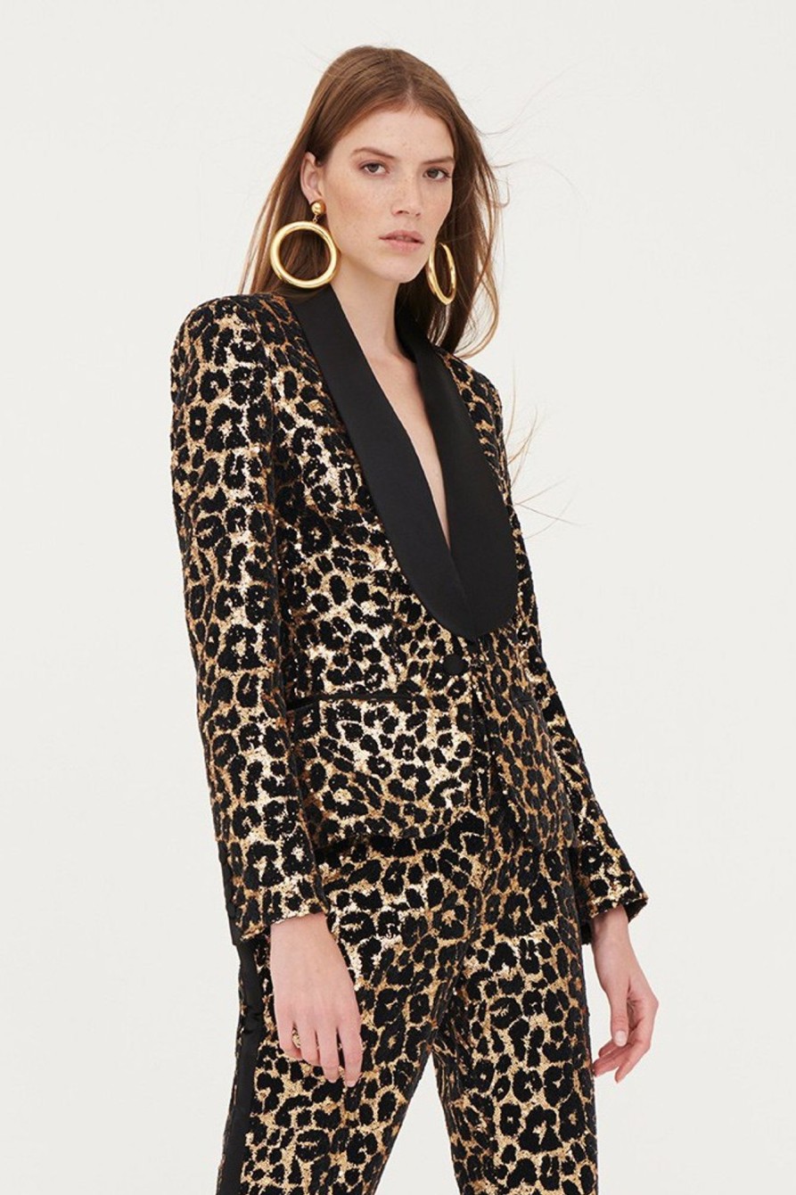 Abbigliamento Redemption | Blazer Smoking Leopardato