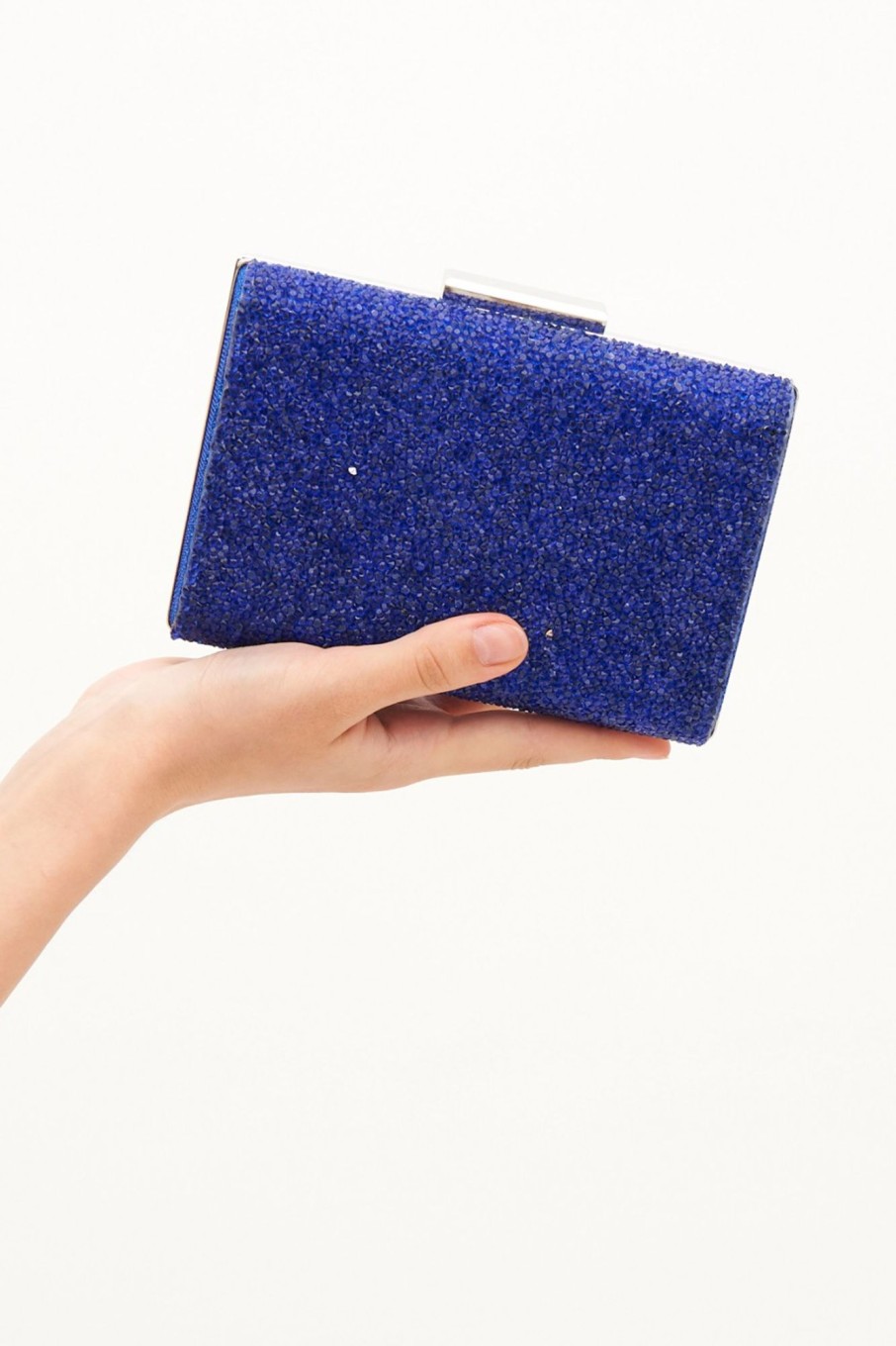 Accessori Anna Cecere | Clutch Glitter Blu