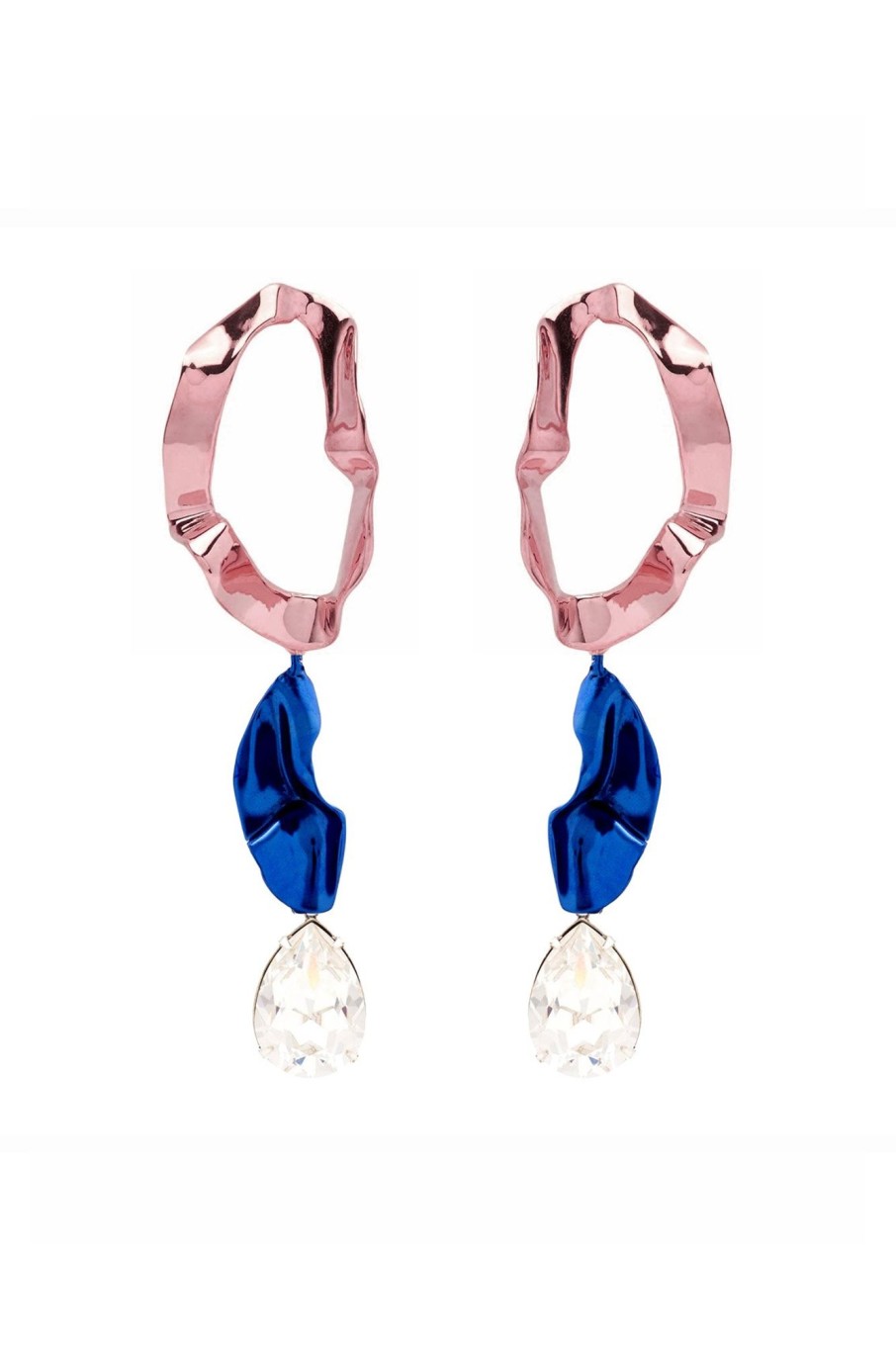 Accessori Sterling King | Orecchini Inside Out Rosa E Blu