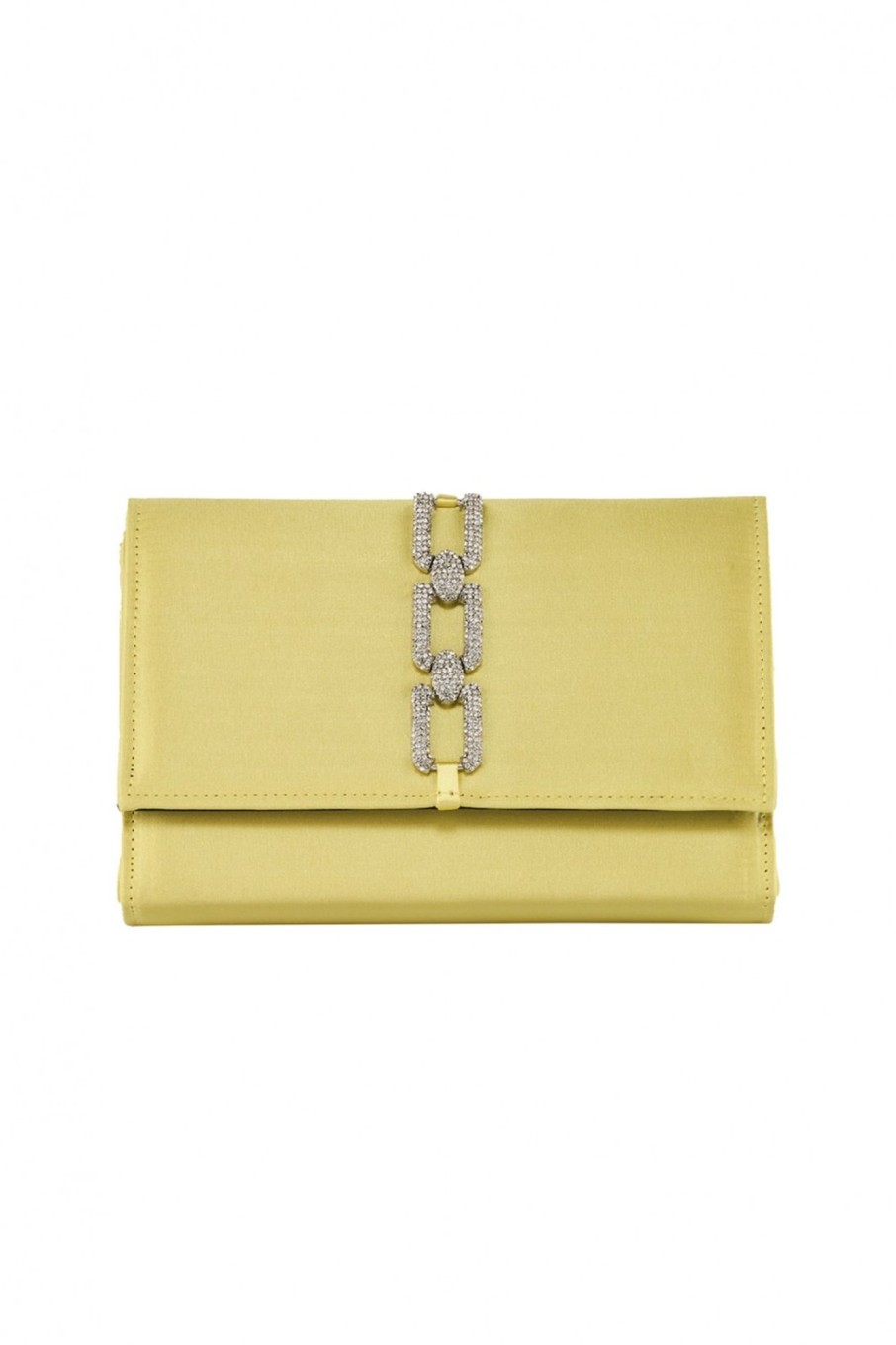 Accessori Anna Cecere | Pochette In Raso Gialla