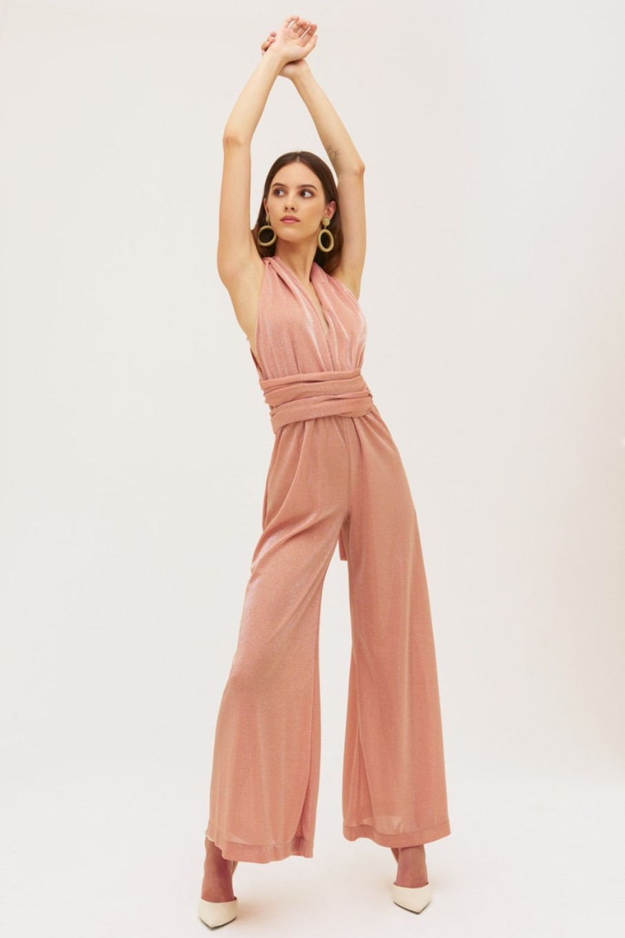 Abbigliamento Thomas Lee | Jumpsuit Lurex Rosa