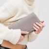 Accessori Anna Cecere | Pochette Velluto Grigio