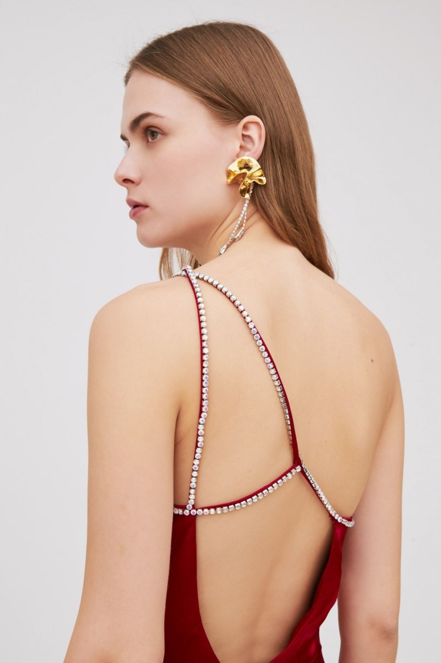 Abbigliamento For Love and Lemons | Abito Monospalla Rosso