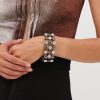 Accessori Sharra Pagano | Bracciale In Metallo E Strass