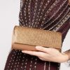 Accessori Anna Cecere | Pochette Bronzo Con Swarovski