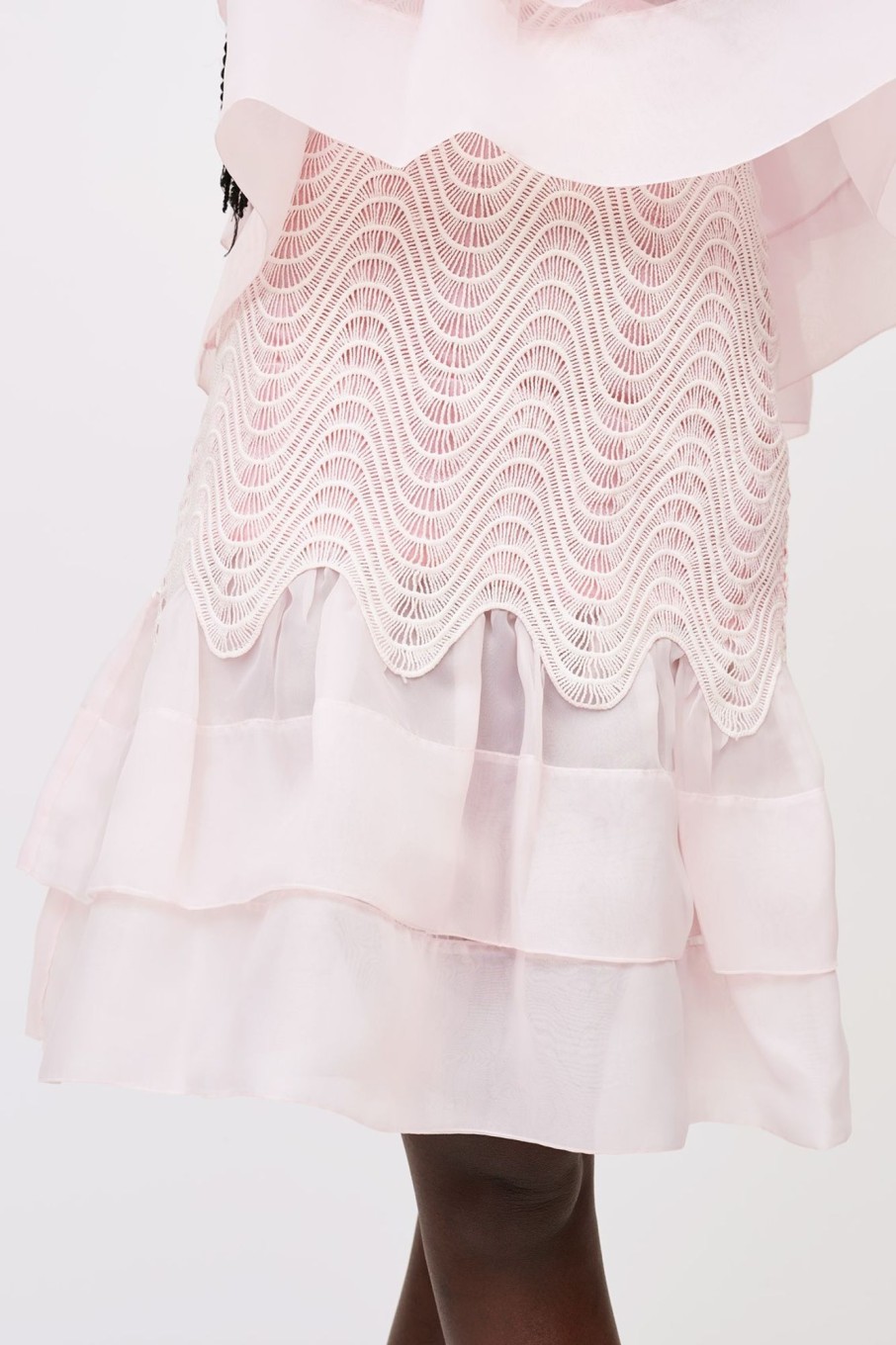 Abbigliamento Cynthia Rowley | Gonna In Organza Rosa