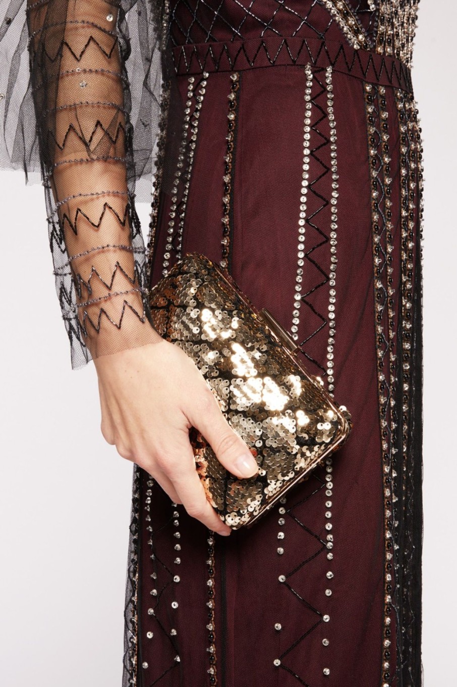 Accessori E.M. | Clutch Oro E Nera