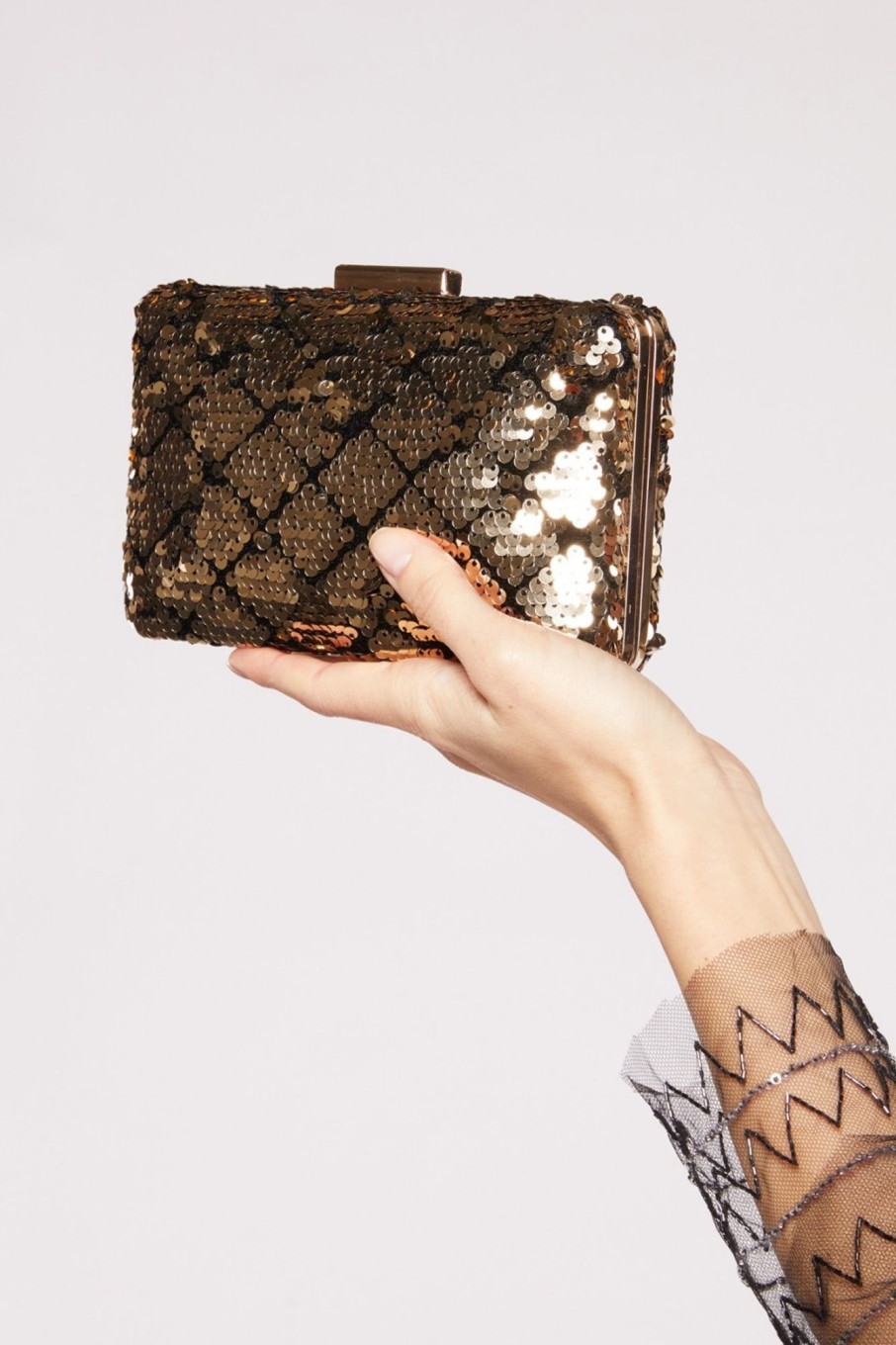 Accessori E.M. | Clutch Oro E Nera