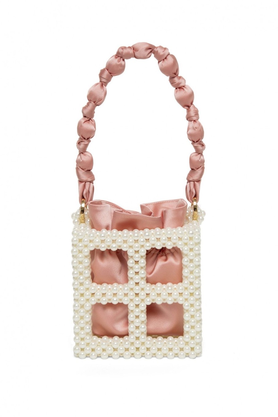 Accessori 0711 Tbilisi | Borsa Rosa Con Perle