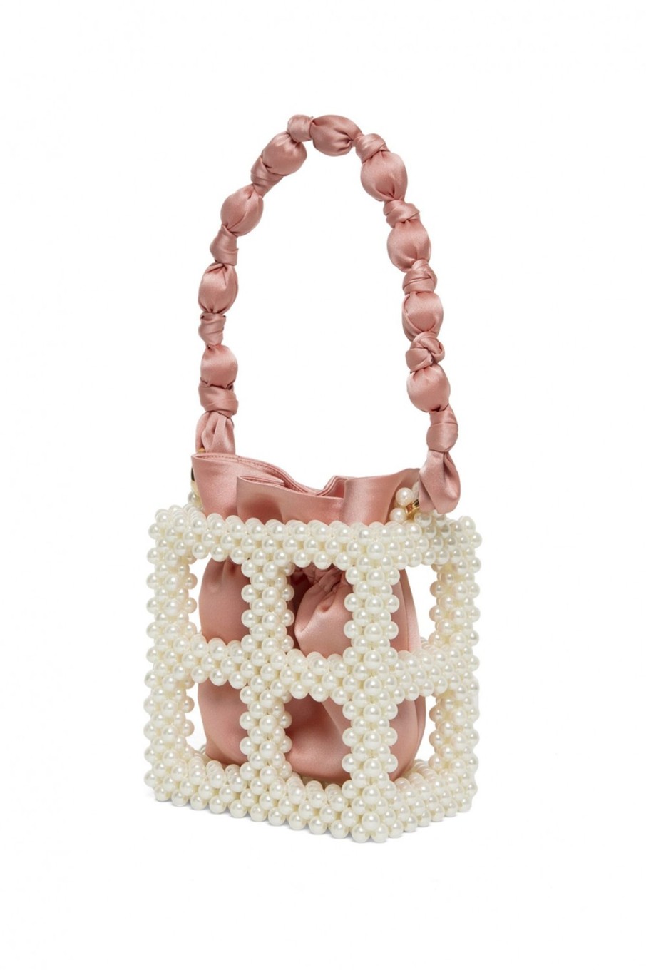 Accessori 0711 Tbilisi | Borsa Rosa Con Perle